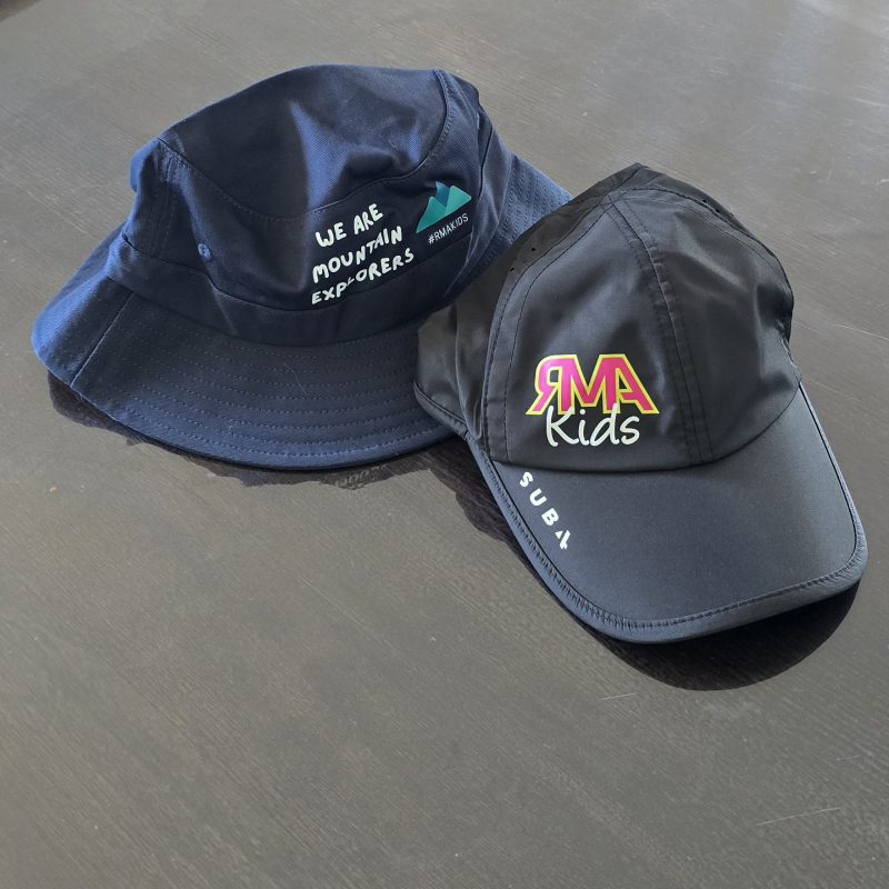 RMA Kids Black Running Cap Sub4 Performance - Image 2